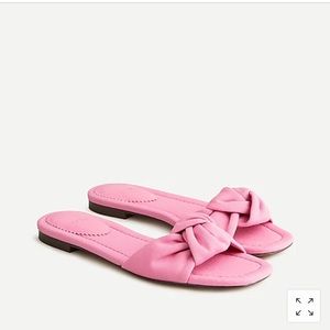 J. Crew Knotted Canvas Sandals NWT